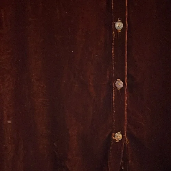 Easy Shirt by cut loose women’s button down velour blouse XS - Picture 4 of 9